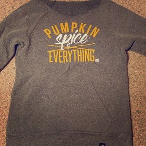 Women’s XXL Scoop Neck Pumpkin Spice Sweatshirt